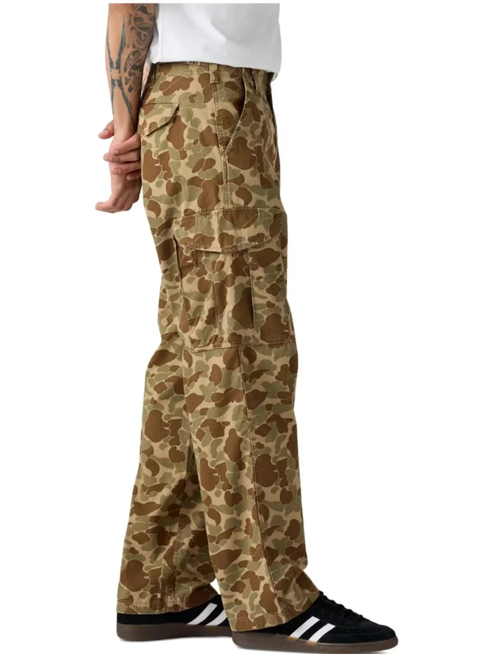 Levi's XX Cargo Men's Baggy Pants Slightly Tapered Leg 30X30 Camouflage NWT